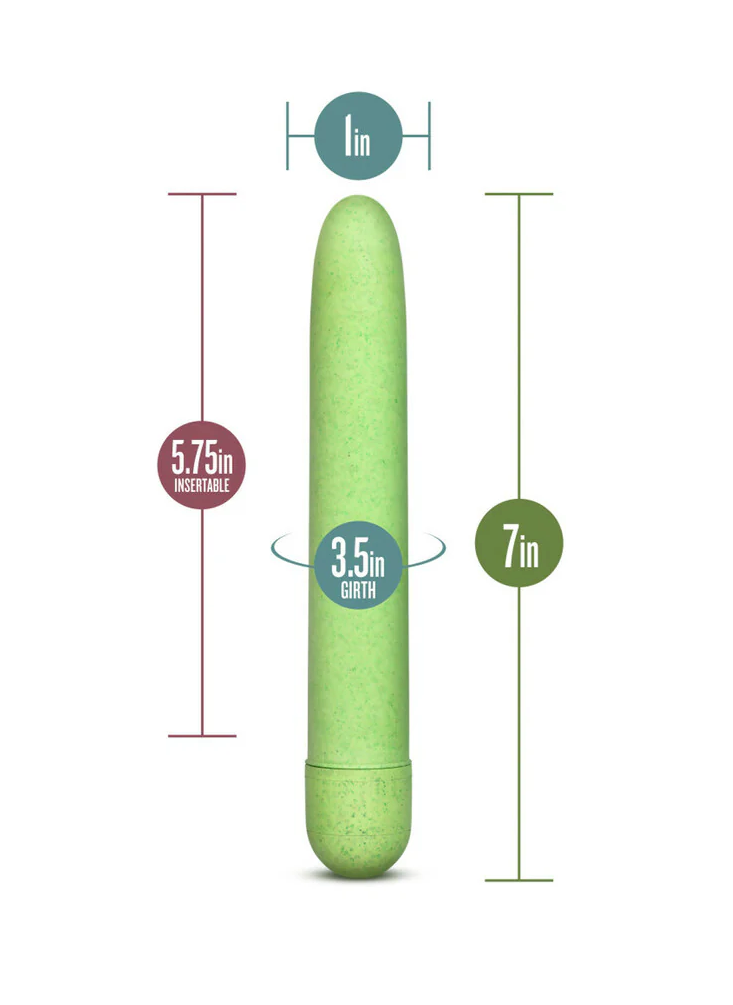 Gaia Eco Slimline Vibrator | Sustainable Plant-Based Classic Vibe with Multi-Speed Control