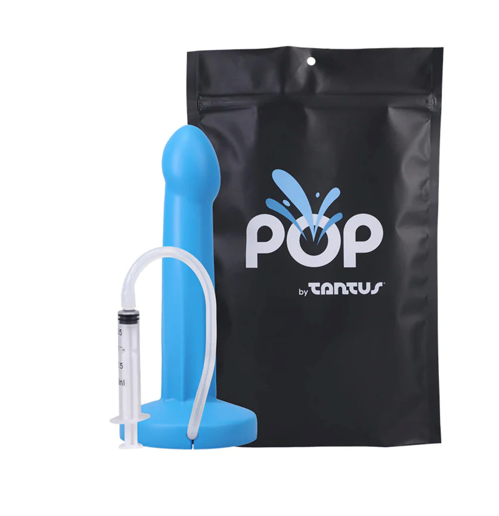 Tantus POP Squirting Dildo | 7.25" Ultra-Premium Silicone Squirting Dildo