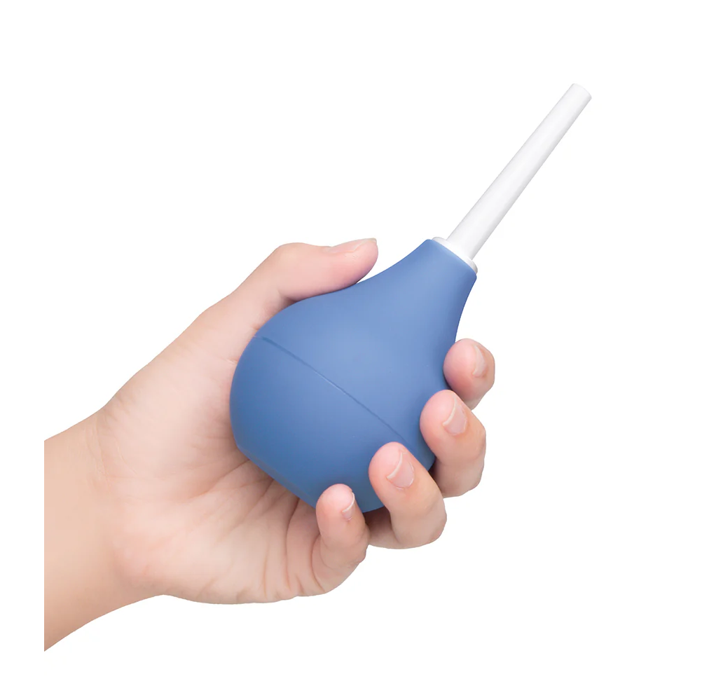 b-Vibe Compact Travel Enema Douche | Discreet, Travel-Friendly Anal Cleansing