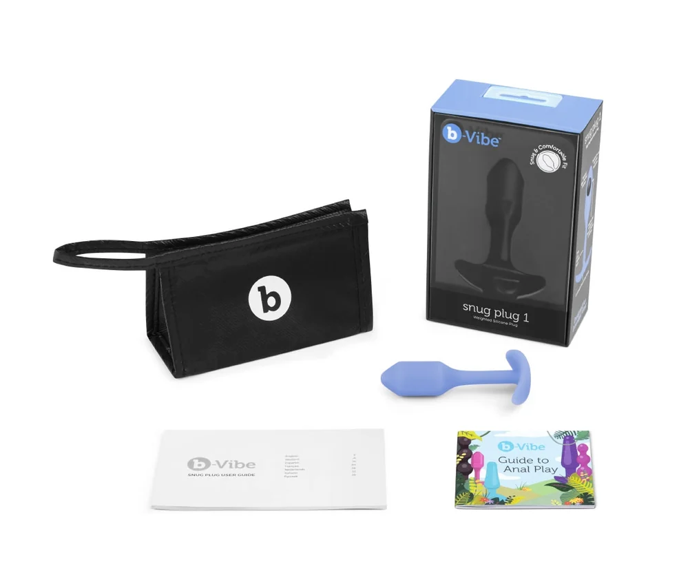 b-Vibe Snug Plug 1 – Weighted Silicone Anal Plug