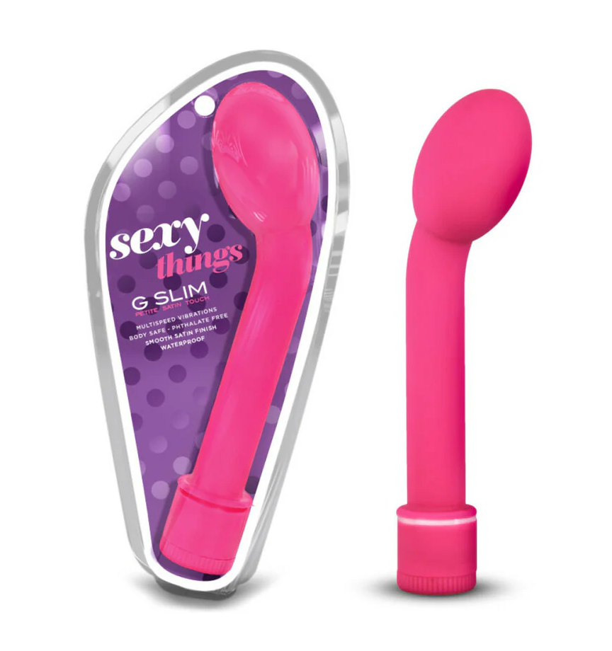 Sexy Things G Slim Petite G-Spot Vibrator | Compact Angled G-Spot Vibe with Multi-Speed Power