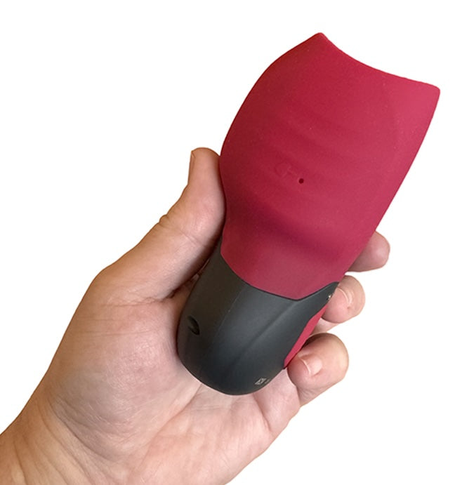 Gender X Body Kisses Dual Suction & Vibrating Silicone Massager for External Stimulation