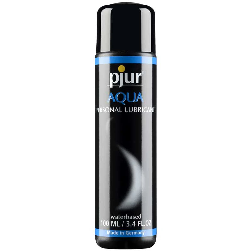 Pjur Aqua Water-Based Lubricant bottle, product shot on white background