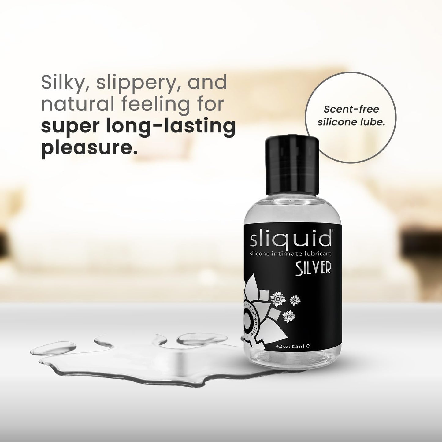 Sliquid Silver – Premium Silicone Lubricant for Long-Lasting Glide