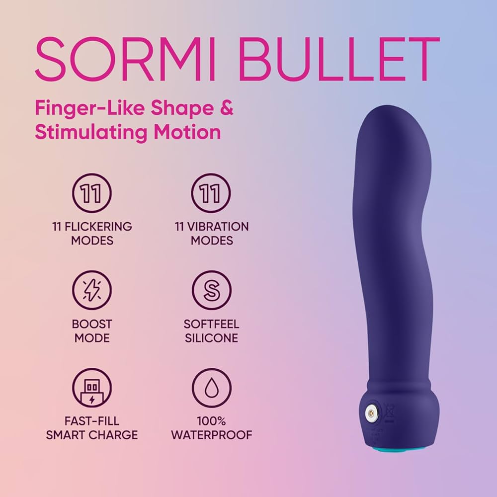 FemmeFunn Sormi Bullet – Rechargeable Silicone Mini Vibrator with Powerful Rumble