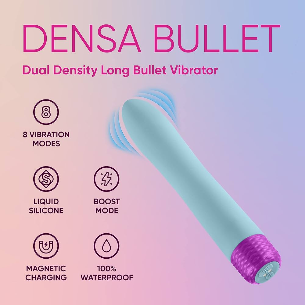 FemmeFunn Densa Bullet – Rechargeable Dual-Density Power in a Slim, Silky Vibe