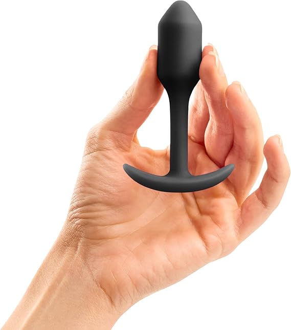 b-Vibe Snug Plug 1 – Weighted Silicone Anal Plug