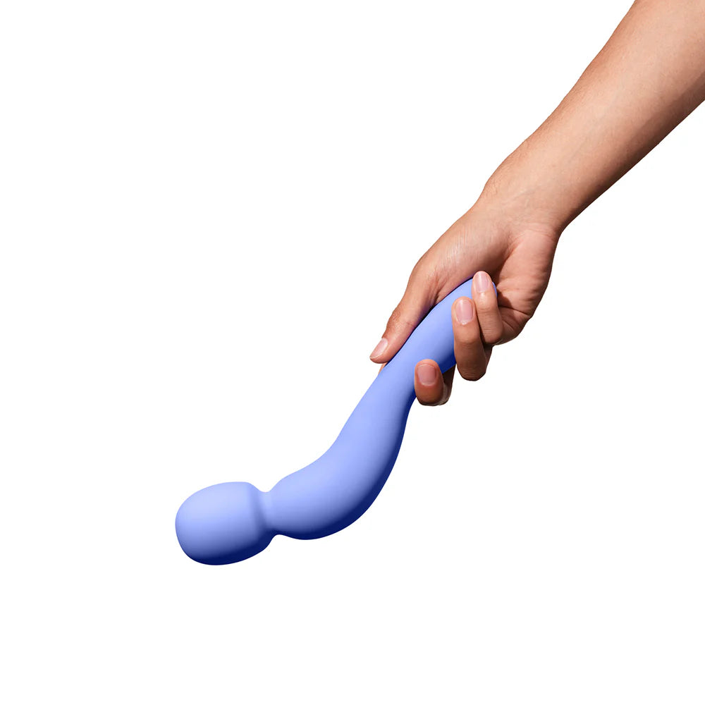 Dame Com – Rechargeable Silicone Wand Vibrator with Flexible Neck & Powerful Rumble