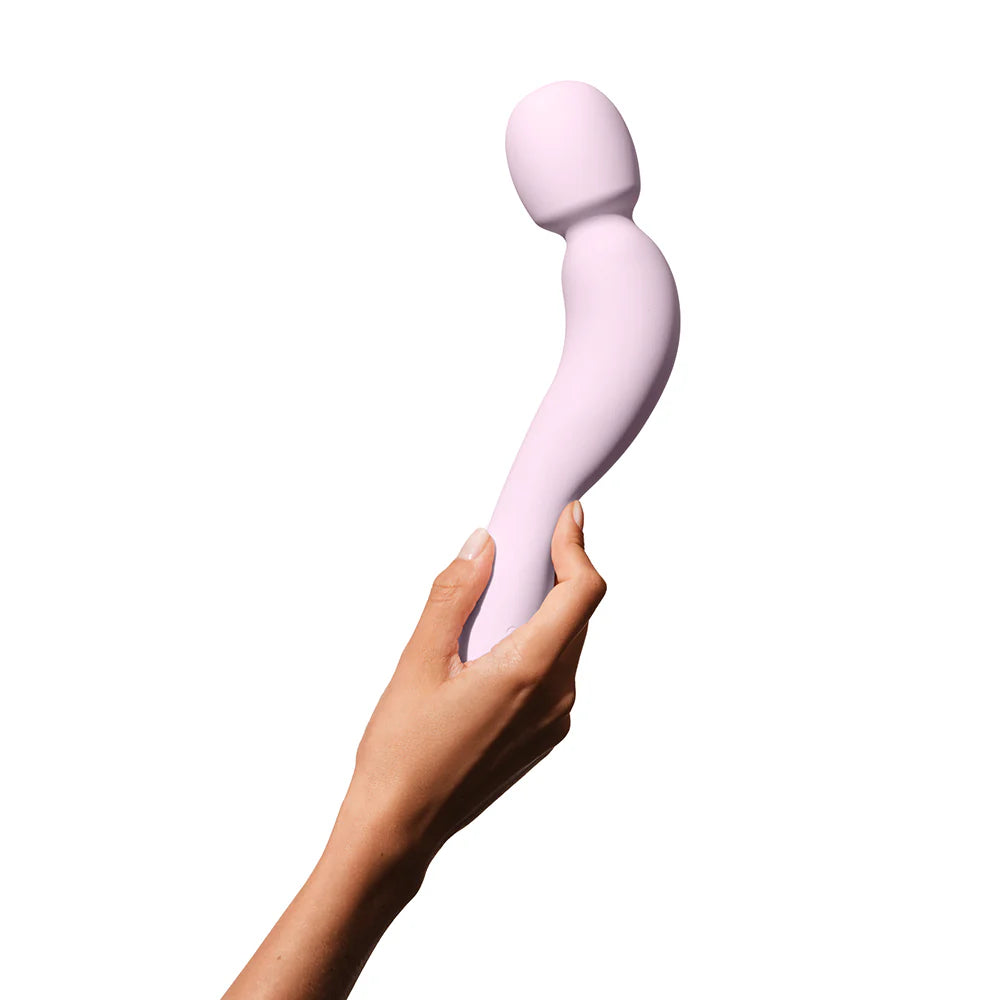 Dame Com – Rechargeable Silicone Wand Vibrator with Flexible Neck & Powerful Rumble