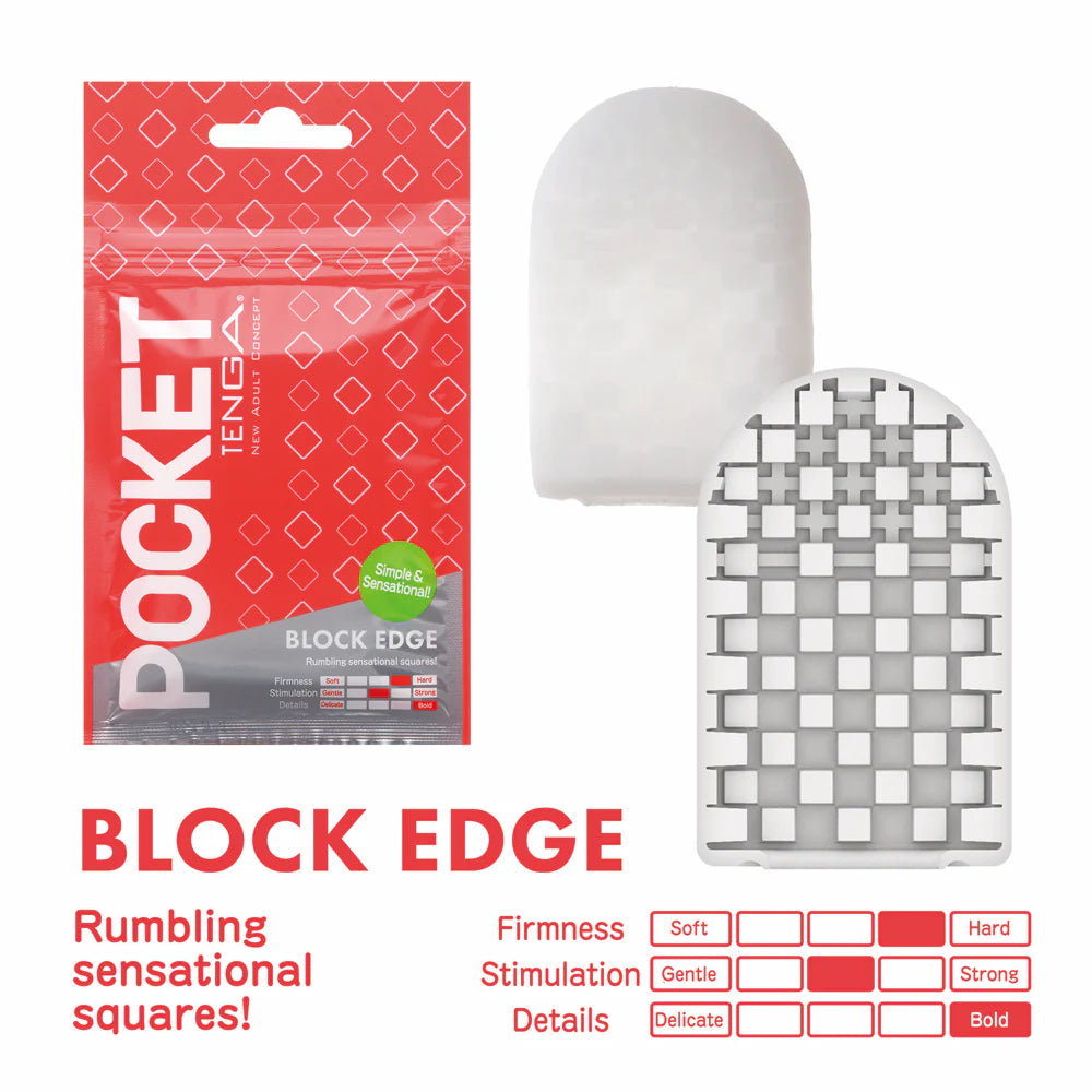 Tenga Pocket Masturbator – Disposable Stretchable Sleeve with Lube Sample