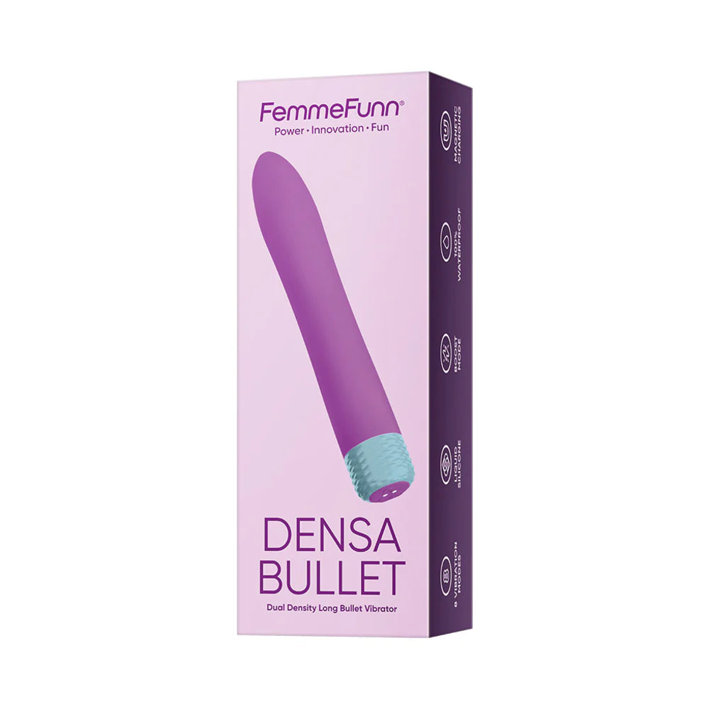 FemmeFunn Densa Bullet – Rechargeable Dual-Density Power in a Slim, Silky Vibe