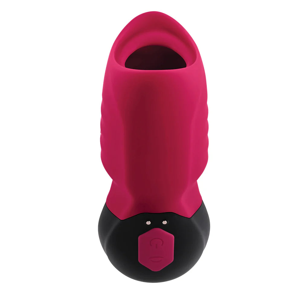Gender X Body Kisses Dual Suction & Vibrating Silicone Massager for External Stimulation