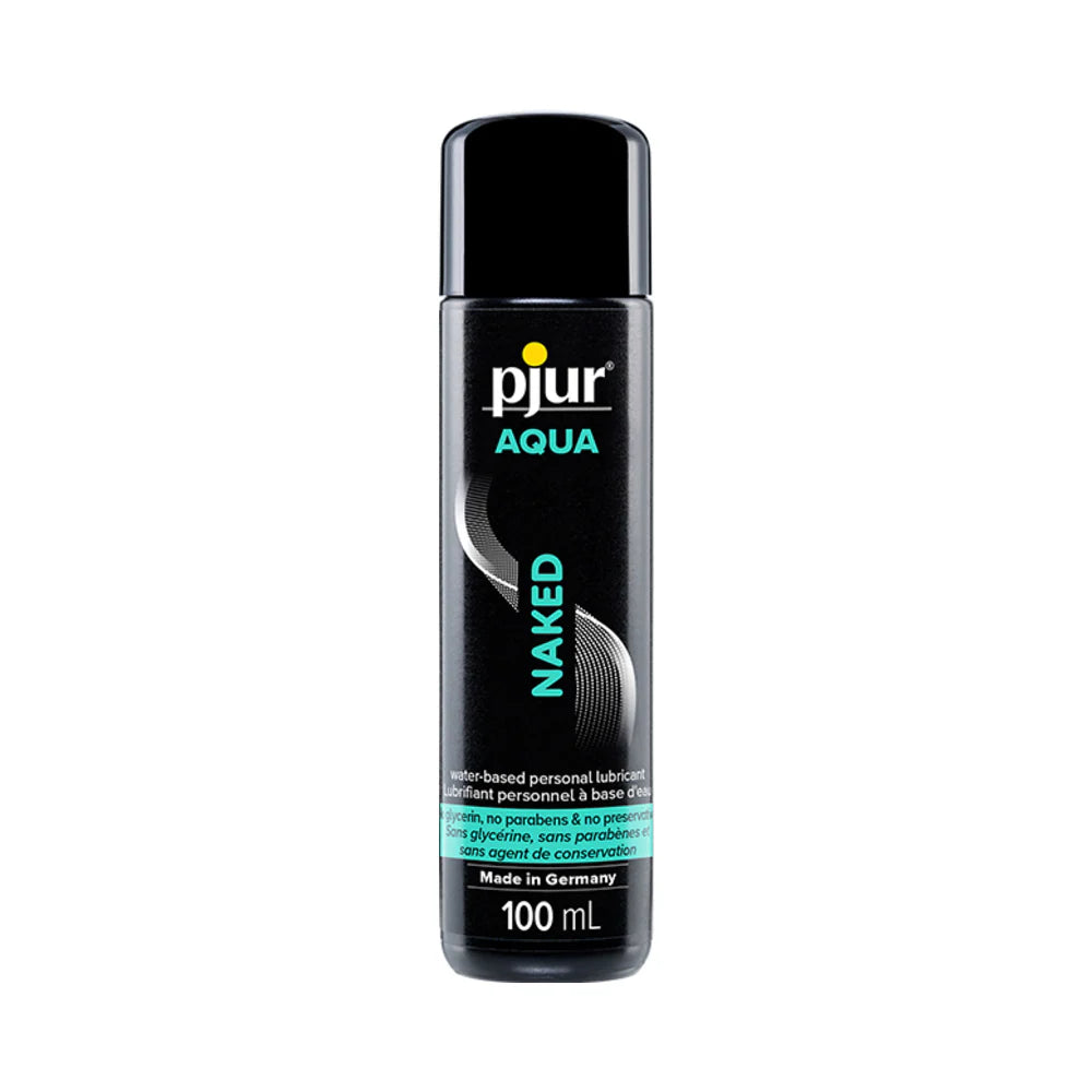 Pjur Aqua Naked Water-Based Lubricant bottle, product shot on white background