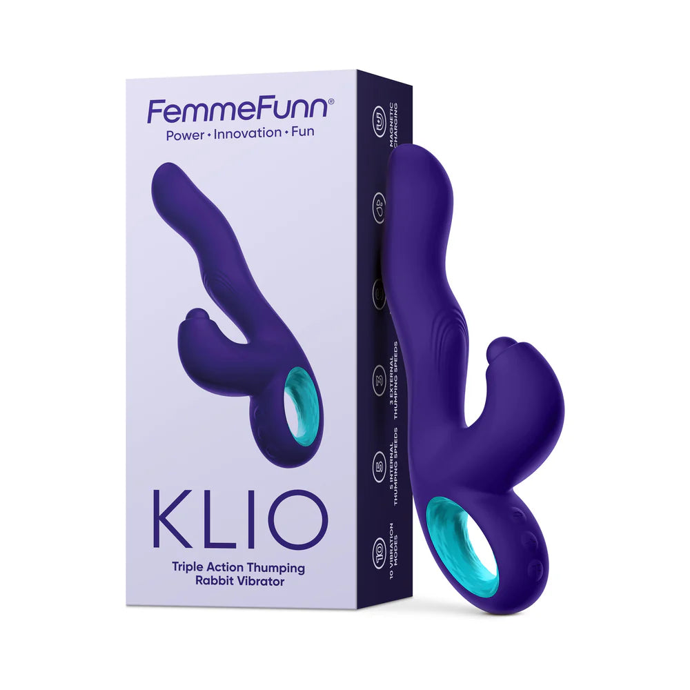 FemmeFunn Klio — Triple-Action Thumping Rabbit Vibrator
