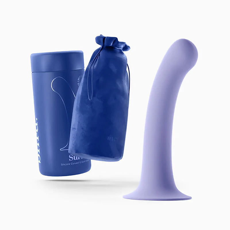 Biird Surii  2-Piece 6 in. Silicone Dildo with Suction Cup