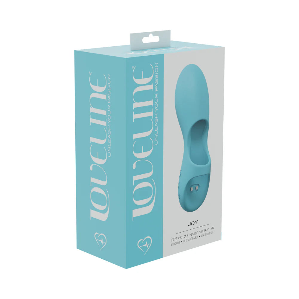 LoveLine Joy Finger Vibrator – 10-Mode Silicone Rechargeable Finger Vibe