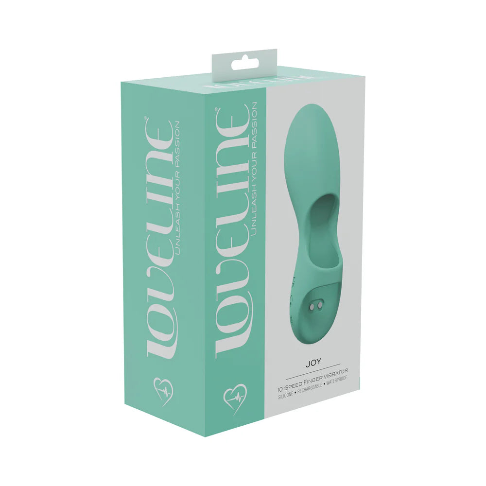 LoveLine Joy Finger Vibrator – 10-Mode Silicone Rechargeable Finger Vibe