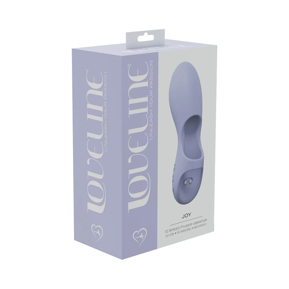 LoveLine Joy Finger Vibrator – 10-Mode Silicone Rechargeable Finger Vibe