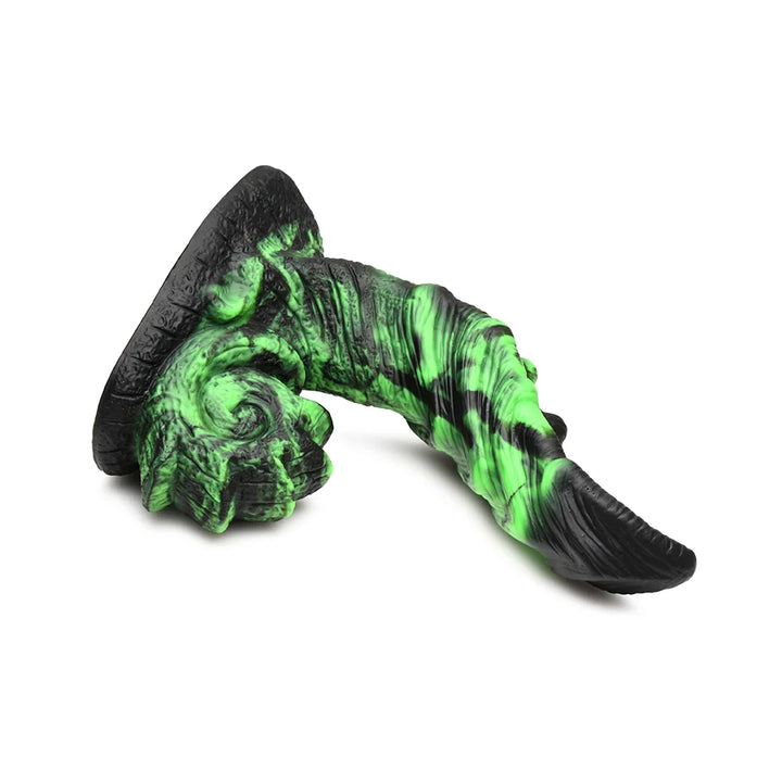 Creature Cocks Glowzilla glow-in-the-dark fantasy silicone dildo