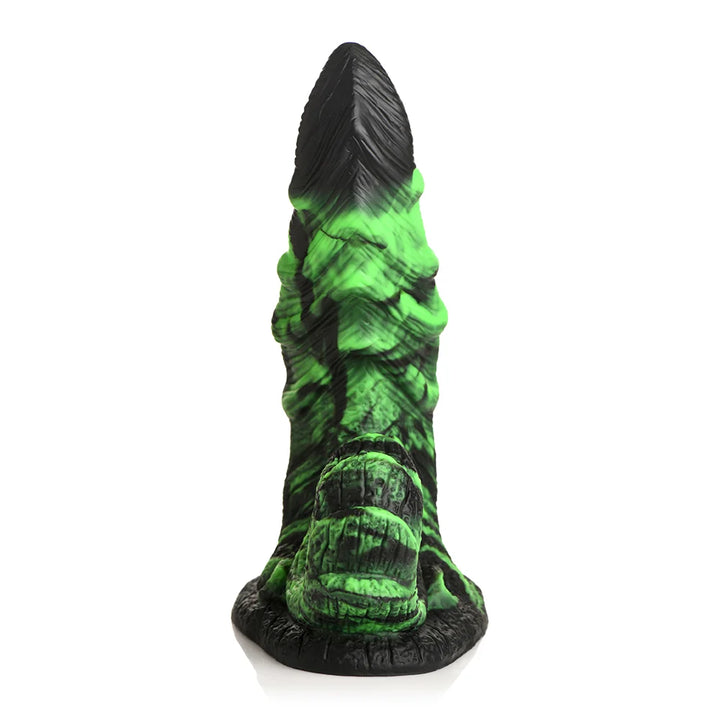 Creature Cocks Glowzilla glow-in-the-dark fantasy silicone dildo