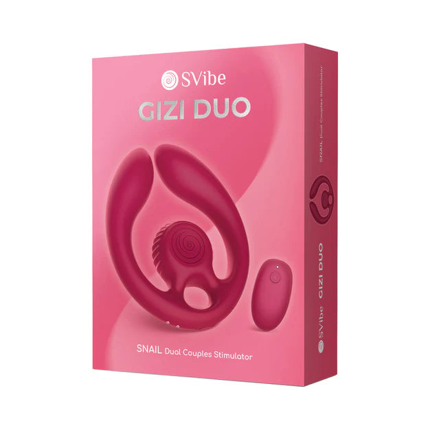 SVibe GIZI Duo Finger-Lock Vibrator — Dual-Partner Remote Stim