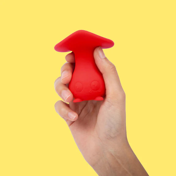 Cute Little Fuckers Morrie – Soft Silicone Flexible Vibrator for All Genitals (Red)