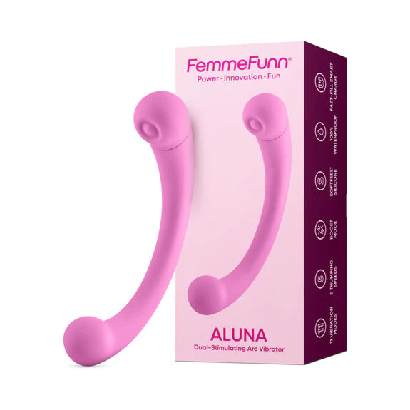 FemmeFunn Aluna Dual-Ended Thumper & Vibrator – Beginner-Friendly Silicone Toy