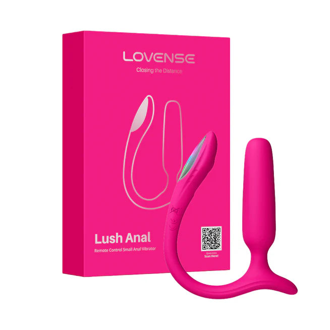 Lovense Lush Anal Bluetooth App-Controlled Vibrating Butt Plug