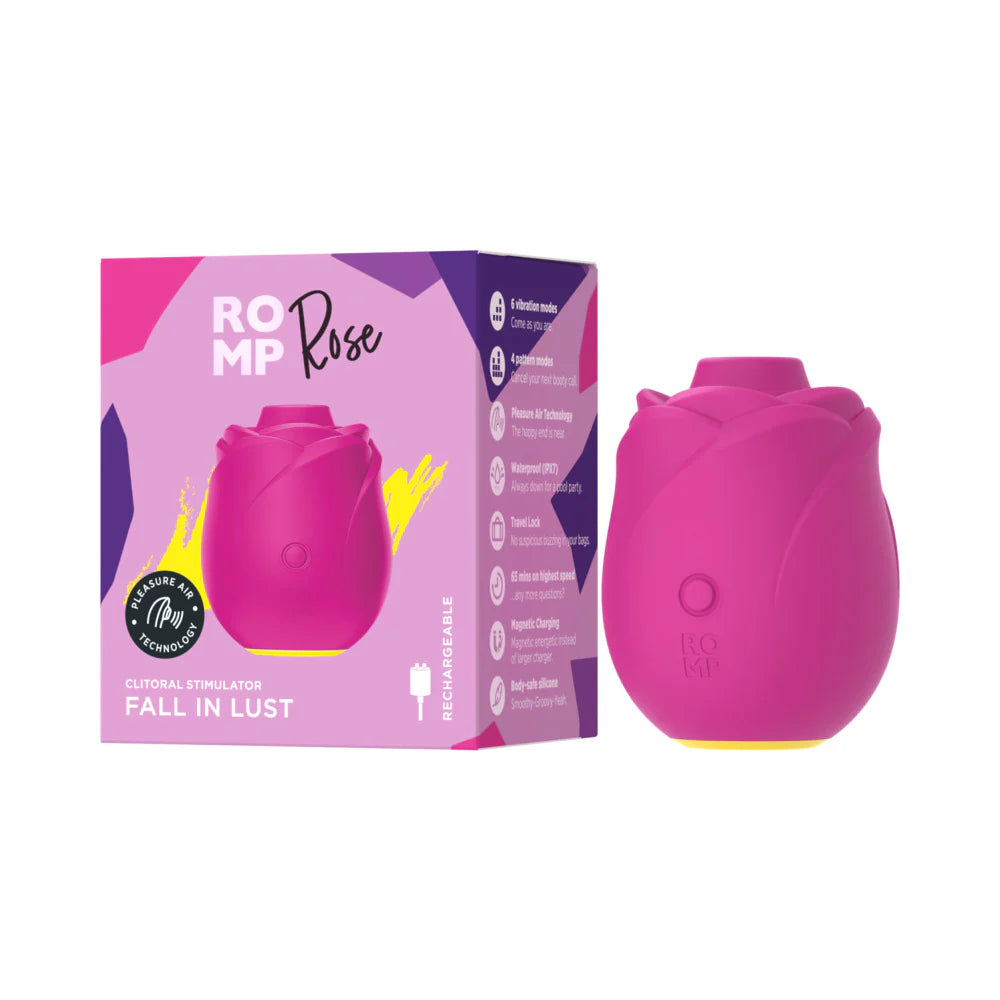 ROMP Rose 2.0 Clitoral Suction Stimulator - Pleasure Air Technology Vibrator | MOTHERLODE