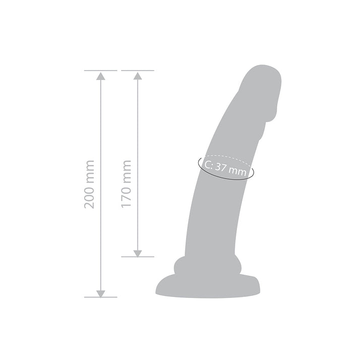 Together Toy 6 in. Heartfloat Bliss Dildo, image 3 | MOTHERLODE