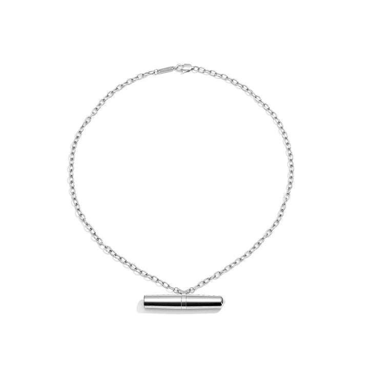 Crave Tease Necklace shown with its USB-C charging cable