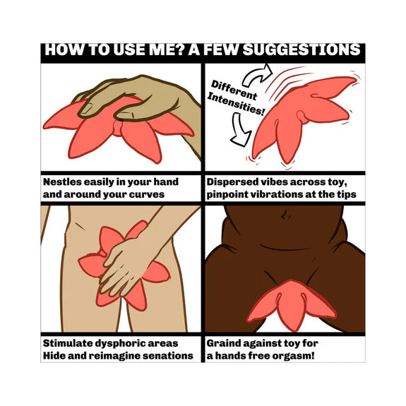 Cute Little Fuckers Starsi Palm Vibrator – Soft Silicone External Pleasure Toy