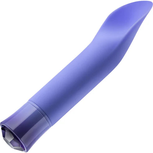 Oh My Gem Enrapture Tanzanite – Warming Silicone Clitoral Vibrator with Rumbly Power