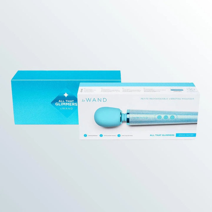Le Wand All That Glimmers Petite Special Edition Set, blue colorway | MOTHERLODE
