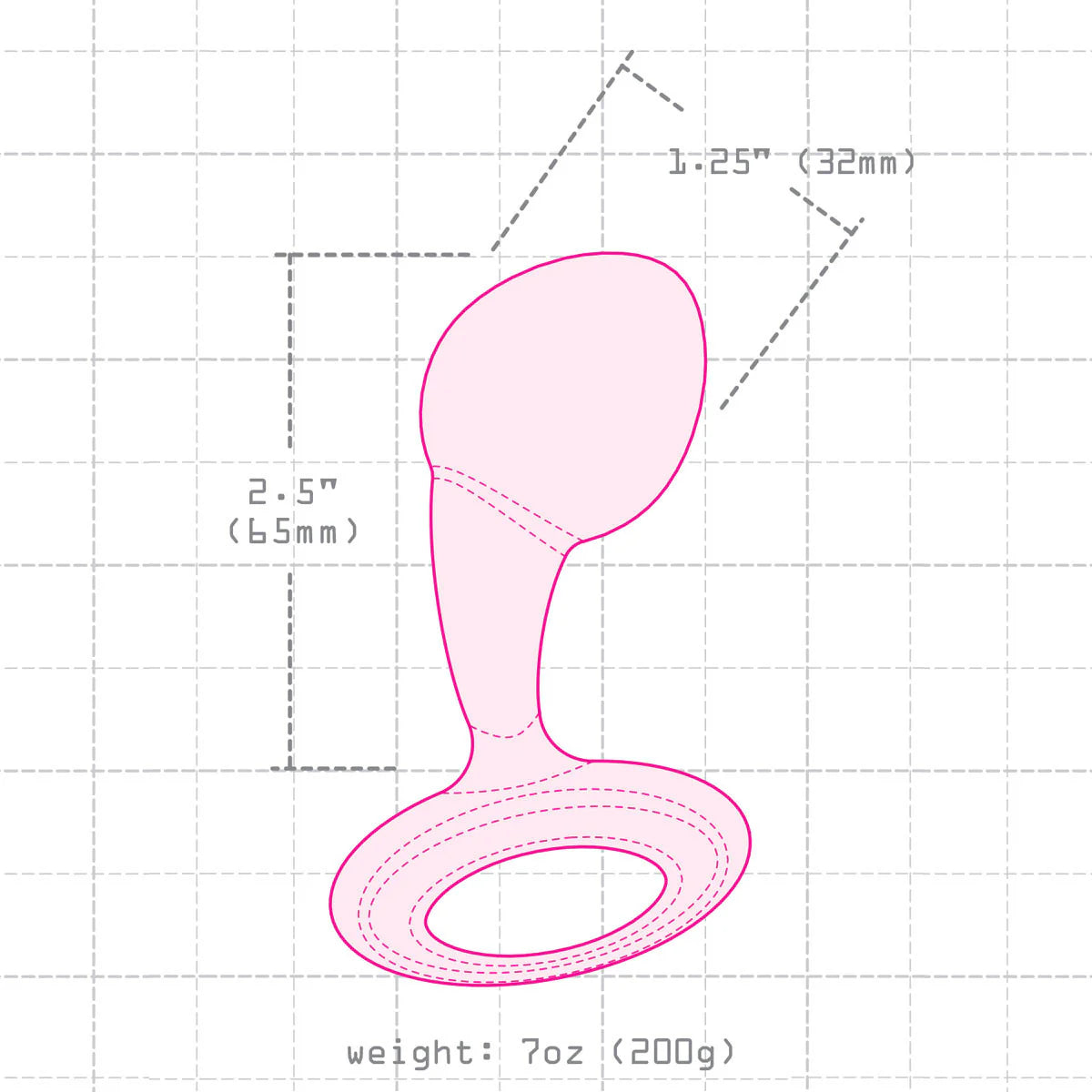 njoy Pure Plug Medium – Stainless Steel Anal Plug for Fullness & Long-Term Wear