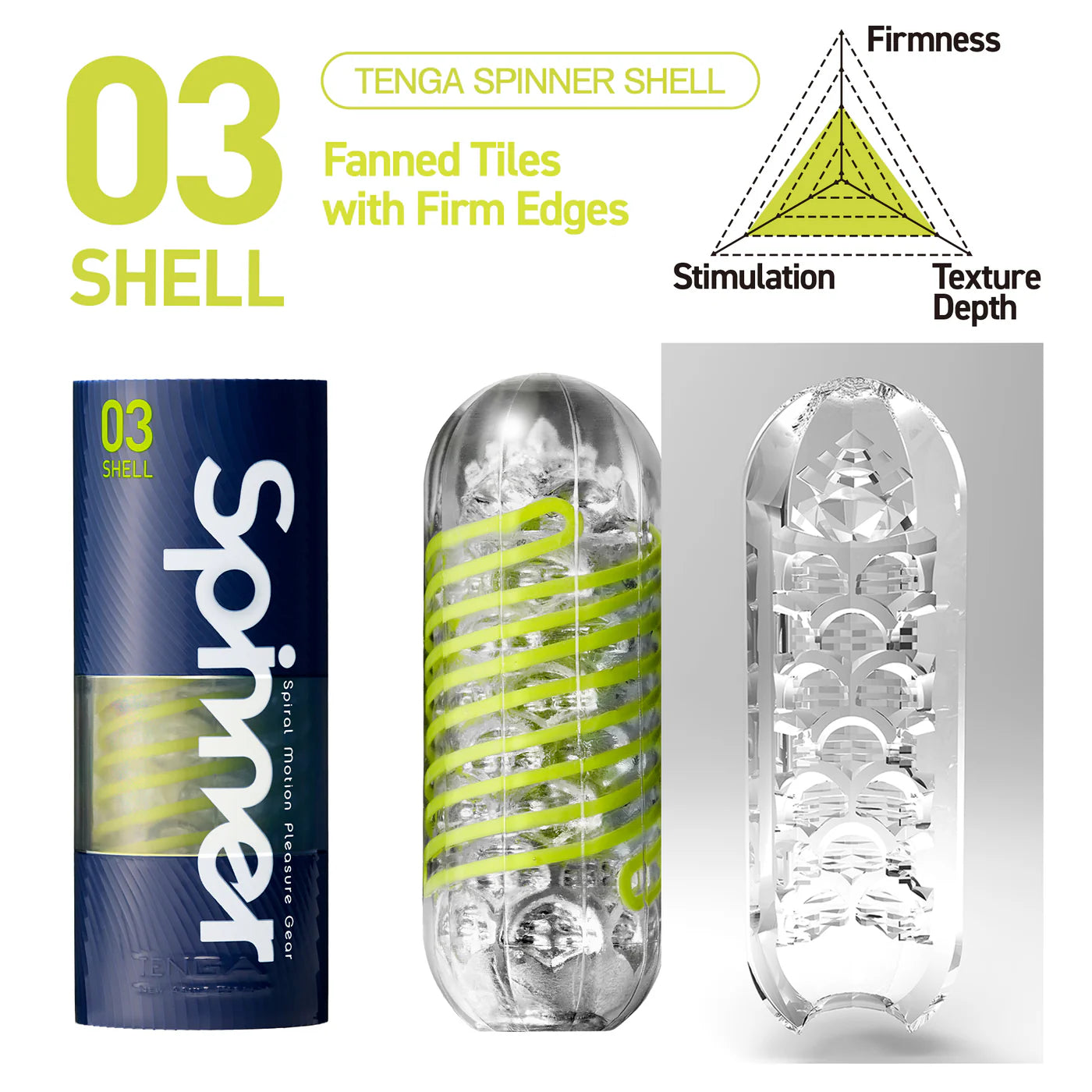 Tenga Spinner – Reusable Spiral Motion Stroker with Textures