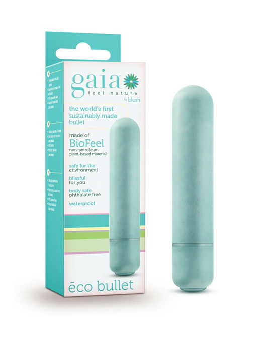 Gaia Eco Bullet Single-Speed Vibrator | Sustainable Plant-Based Bullet Vibe (1-Speed, Waterproof)