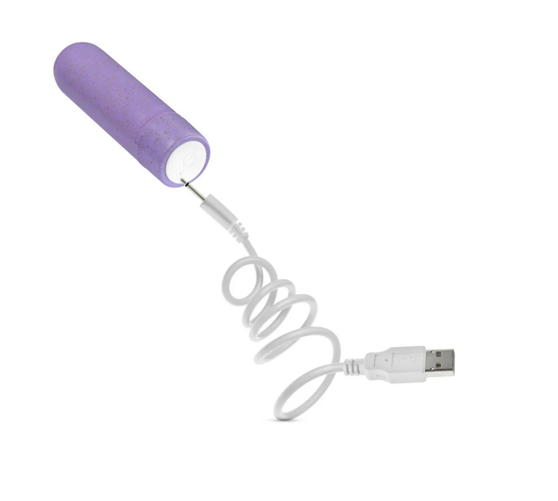 Gaia Eco Rechargeable Bullet Vibrator | Sustainable Plant-Based Bullet with 10 Vibration Functions