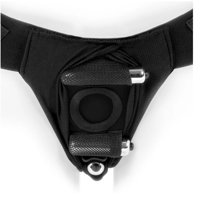 SpareParts Joque Cover Underwear Harness (Double Strap) Size B | Discreet, Adjustable Nylon Strap-On Harness | MOTHERLODE