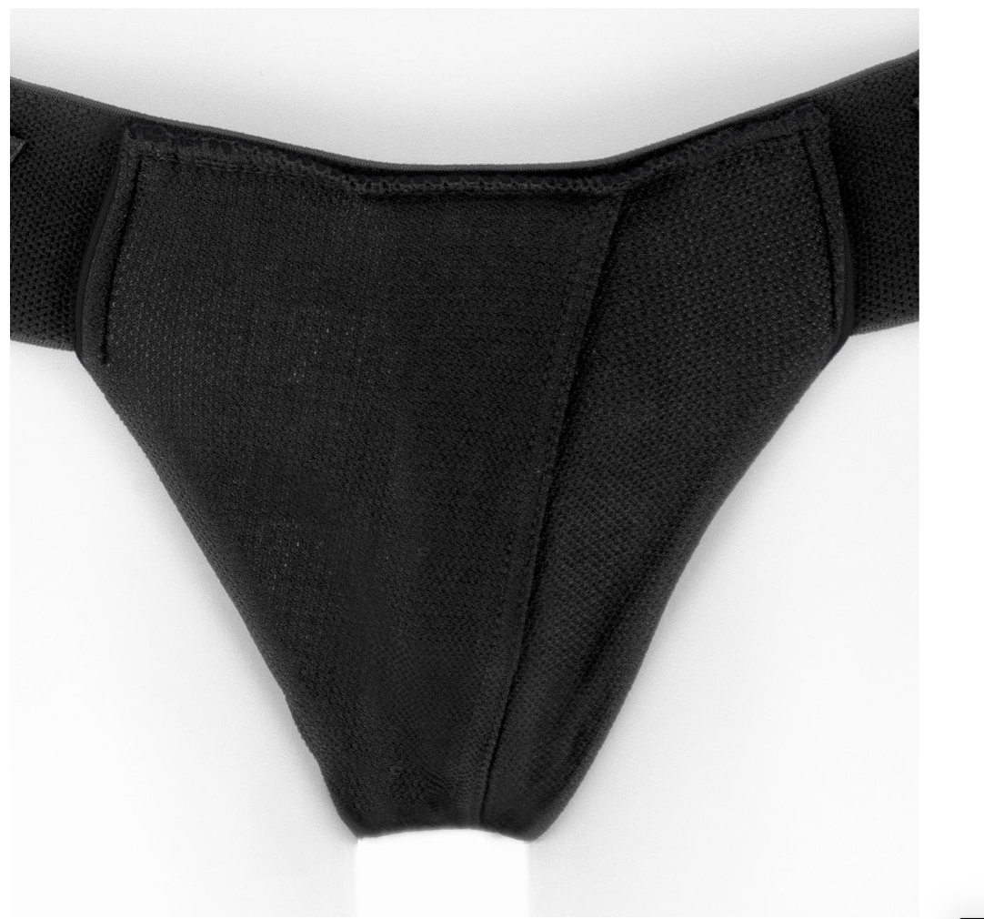 SpareParts Joque Cover Underwear Harness (Double Strap) Size B | Discreet, Adjustable Nylon Strap-On Harness