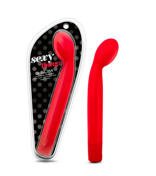 Sexy Things G Slim Multispeed G-Spot Vibrator| Slimline Angled G-Spot Vibe for Beginners