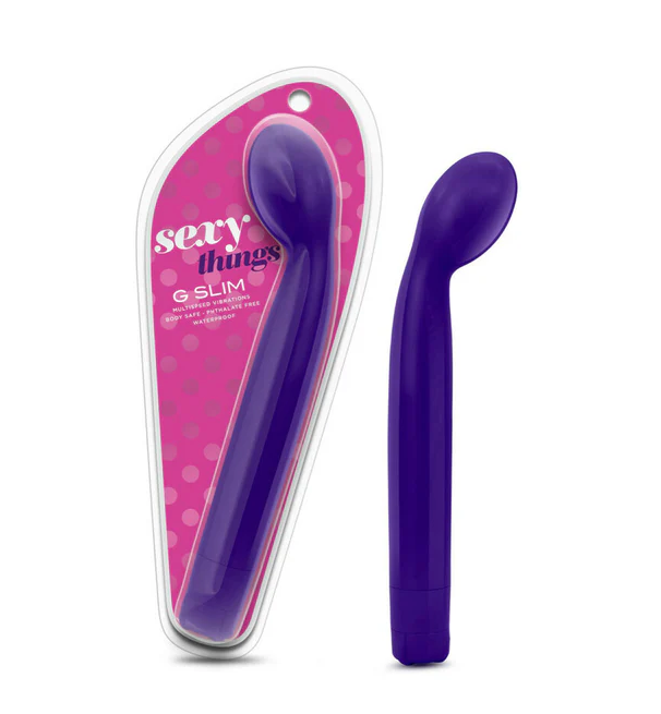 Sexy Things G Slim Multispeed G-Spot Vibrator| Slimline Angled G-Spot Vibe for Beginners | MOTHERLODE