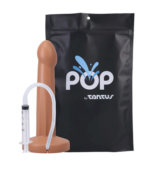 Tantus POP Squirting Dildo | 7.25" Ultra-Premium Silicone Squirting Dildo