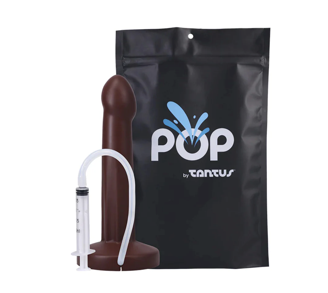 Tantus POP Squirting Dildo | 7.25" Ultra-Premium Silicone Squirting Dildo