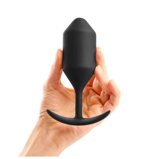 b-Vibe Snug Plug 4 – Weighted Silicone Anal or Vaginal Plug