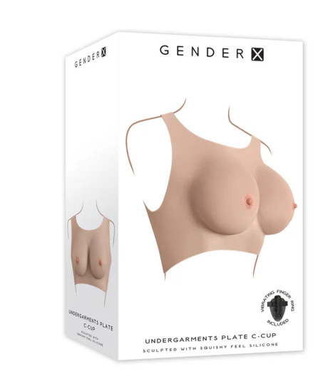 Gender X Undergarments Plate C-Cup – Realistic Silicone Wearable Breasts