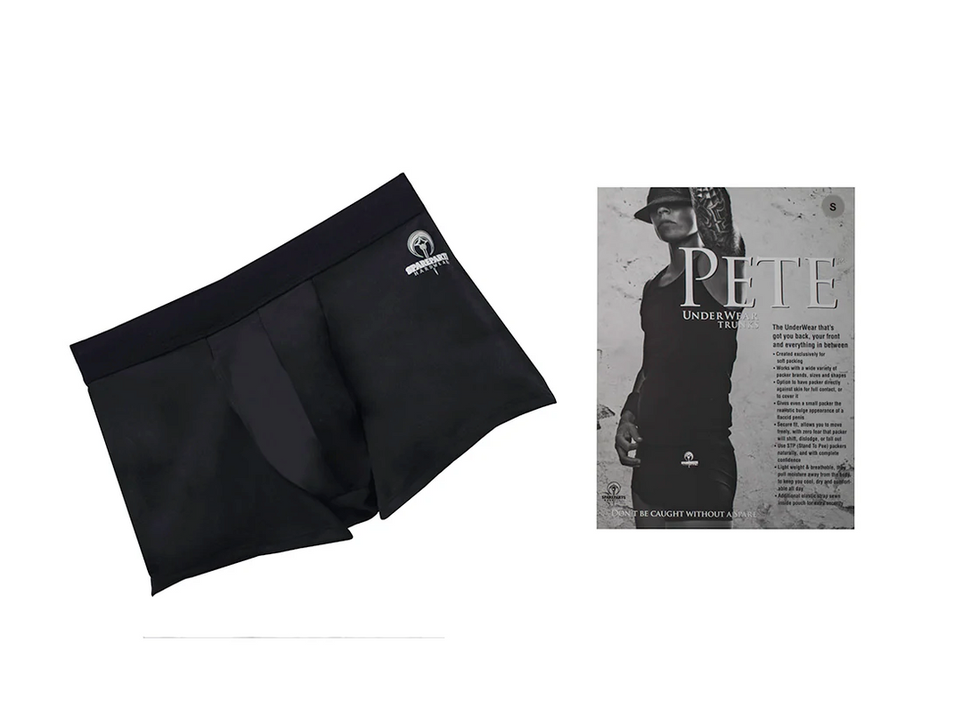 SpareParts Pete Trunks Nylon Packing Underwear | Secure, Gender-Affirming Packer Support (Sizes S | MOTHERLODE