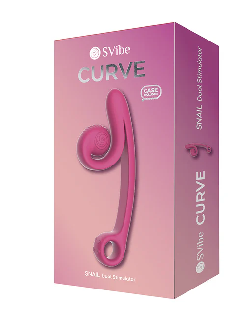 SVibe Snail Curve – Dual Motor G-Spot & Clitoral Vibrator with Slide’n’Roll Tech