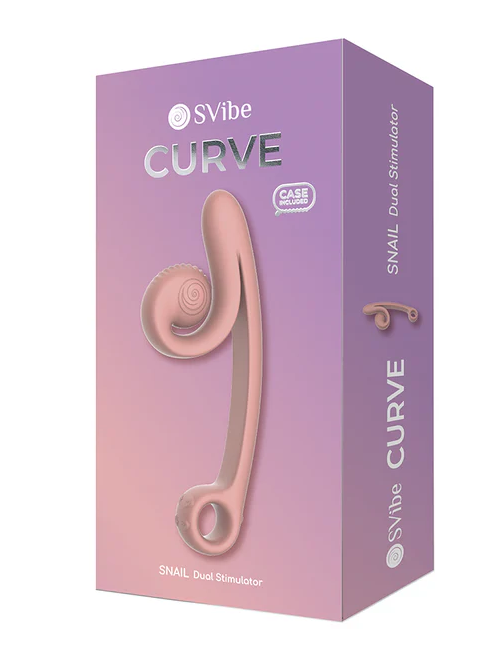 SVibe Snail Curve – Dual Motor G-Spot & Clitoral Vibrator with Slide’n’Roll Tech