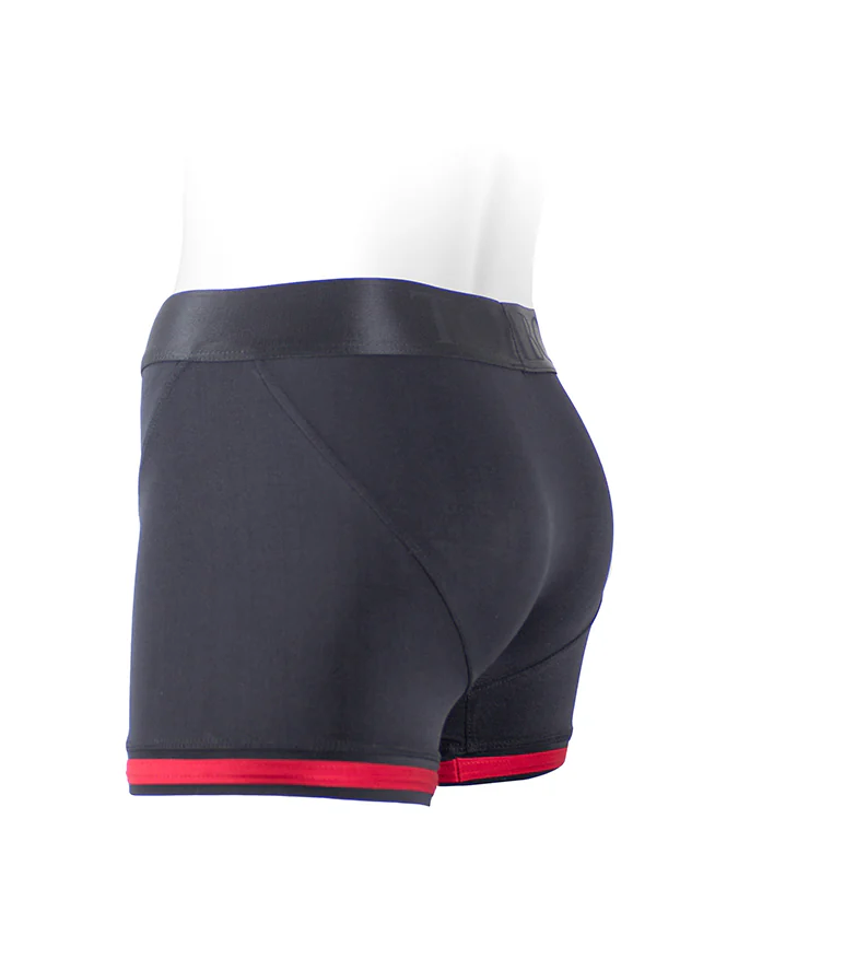 SpareParts Tomboii Nylon Boxer Brief Harness | Dual-Opening Strapless Harness With Packer Support | MOTHERLODE